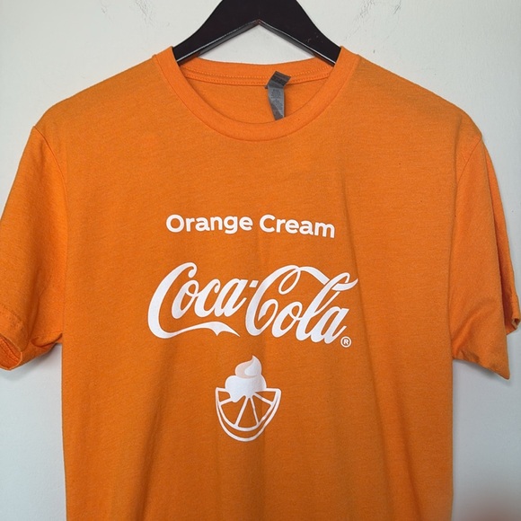 Coca Cola Orange Cream Short Sleeve Tee unisex Medium - Picture 2 of 7